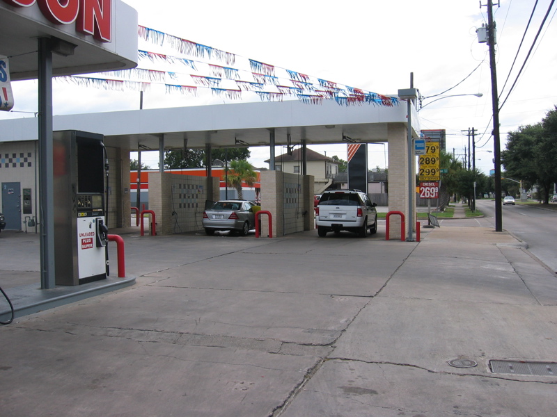People washing their cars!
