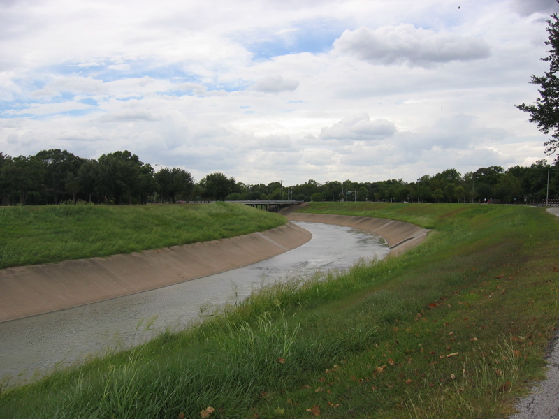 Braes Bayou, looking west towards Buffalo Spdwy