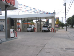 People washing their cars!