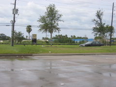 Abandoned car on Main St.